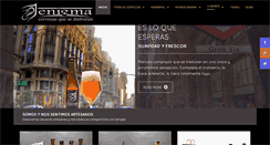 Desktop Screenshot of cervezasenigma.com